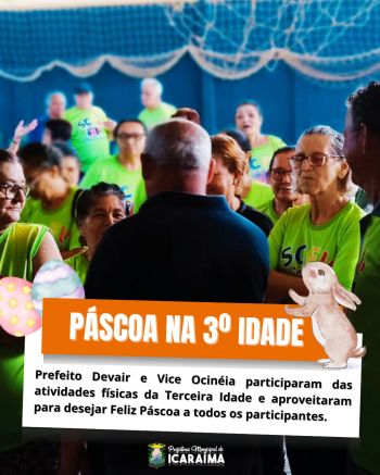 PÁSCOA NA 3º IDADE
